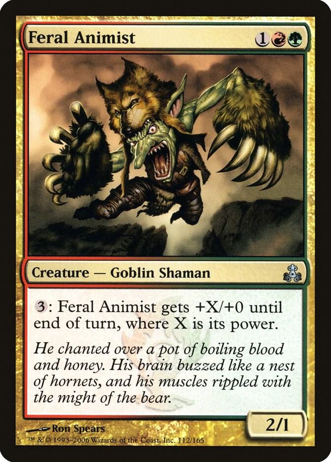 Feral Animist 112 card from Guildpact