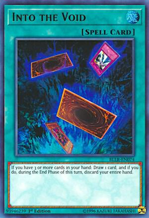 Into the Void BLLR-EN074 card from Battles of Legend: Light's Revenge