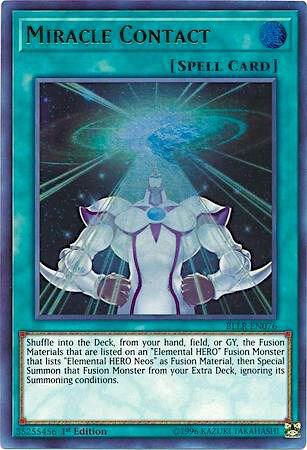 Miracle Contact BLLR-EN076 card from Battles of Legend: Light's Revenge