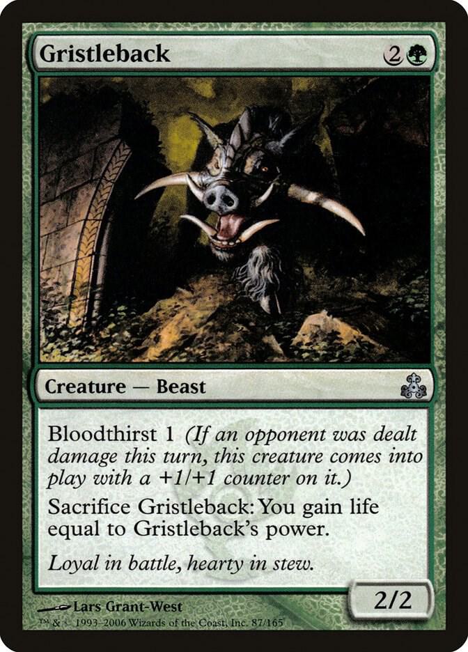 Gristleback 87 card from Guildpact