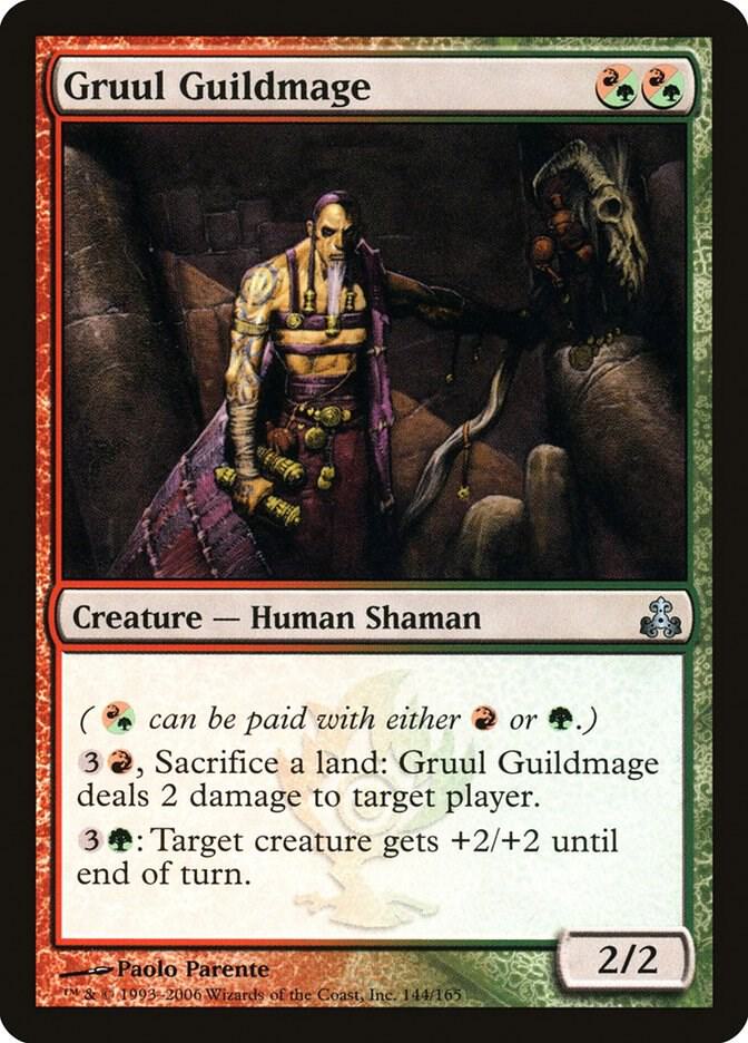 Gruul Guildmage 144 card from Guildpact