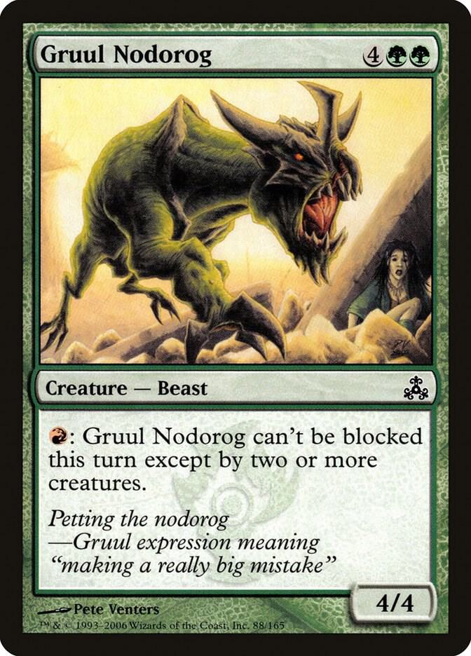 Gruul Nodorog 88 card from Guildpact