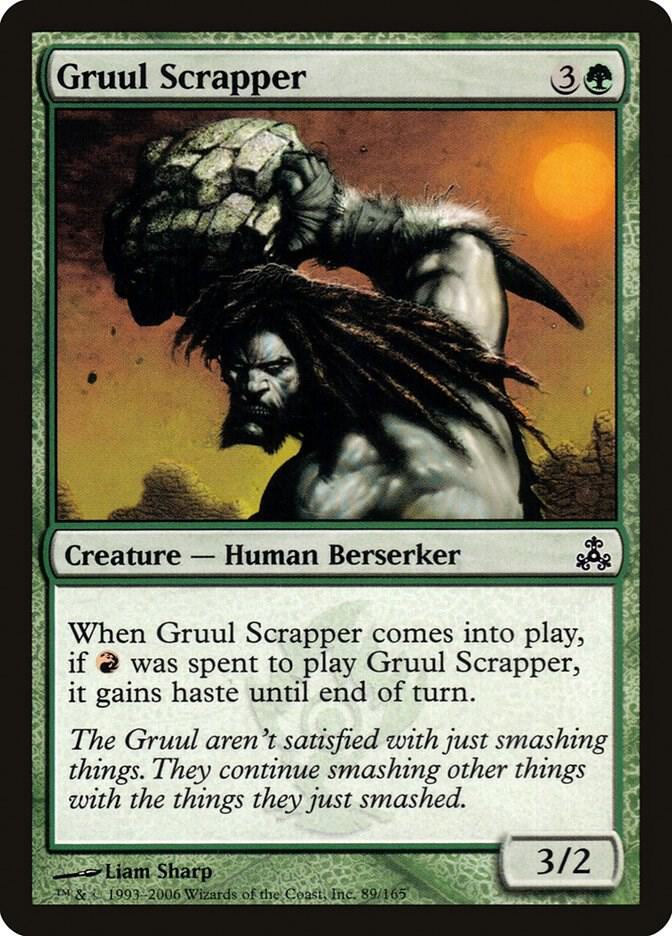 Gruul Scrapper 89 card from Guildpact