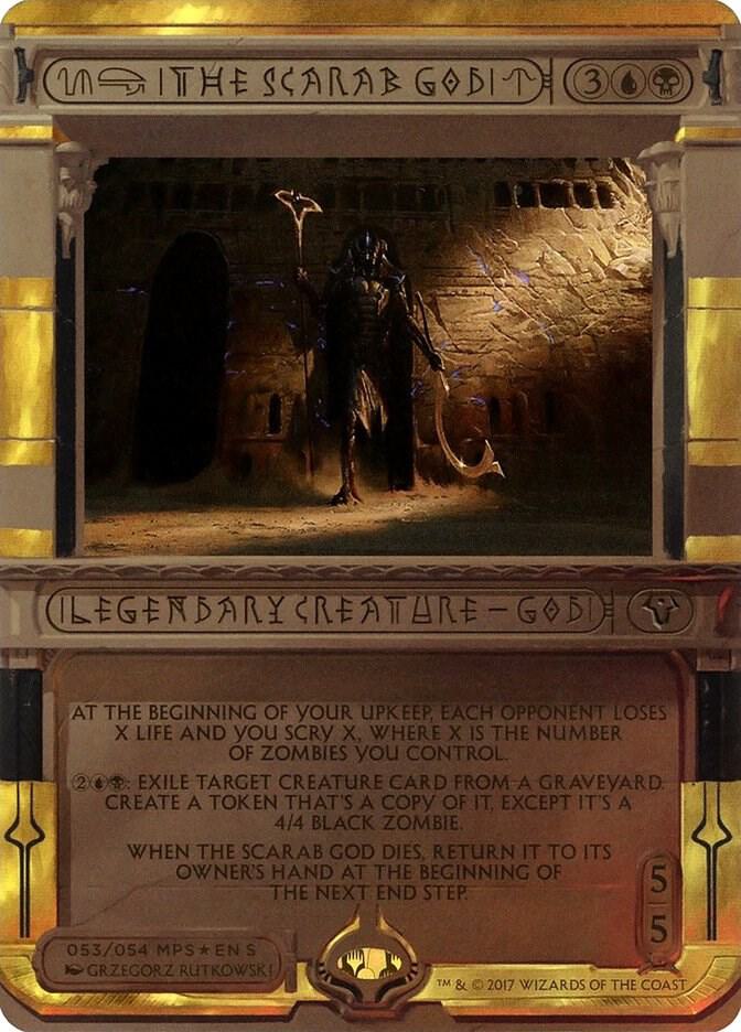 The Scarab God 53 card from Masterpiece Series: Amonkhet Invocations