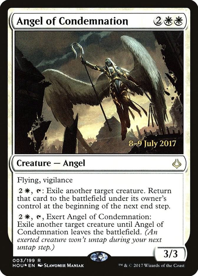 Angel of Condemnation 3 card from Prerelease Cards