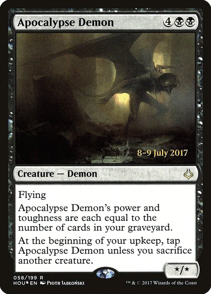 Apocalypse Demon 58 card from Prerelease Cards