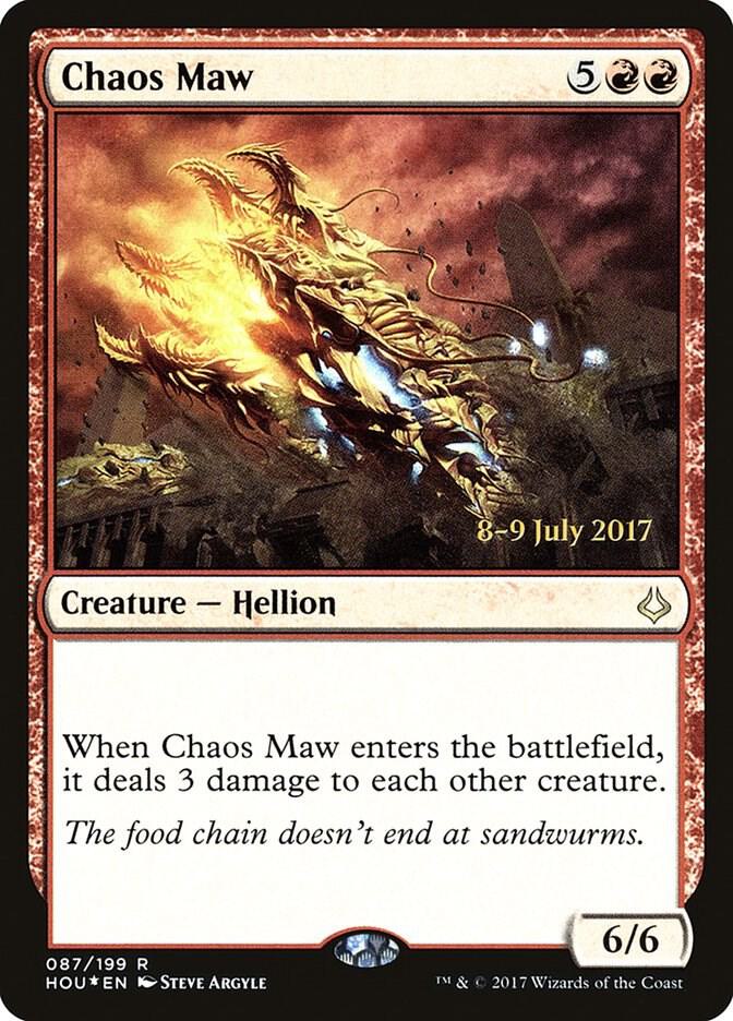 Chaos Maw 87 card from Prerelease Cards