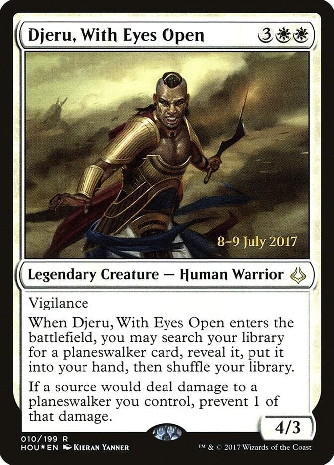 Djeru, With Eyes Open 10 card from Prerelease Cards
