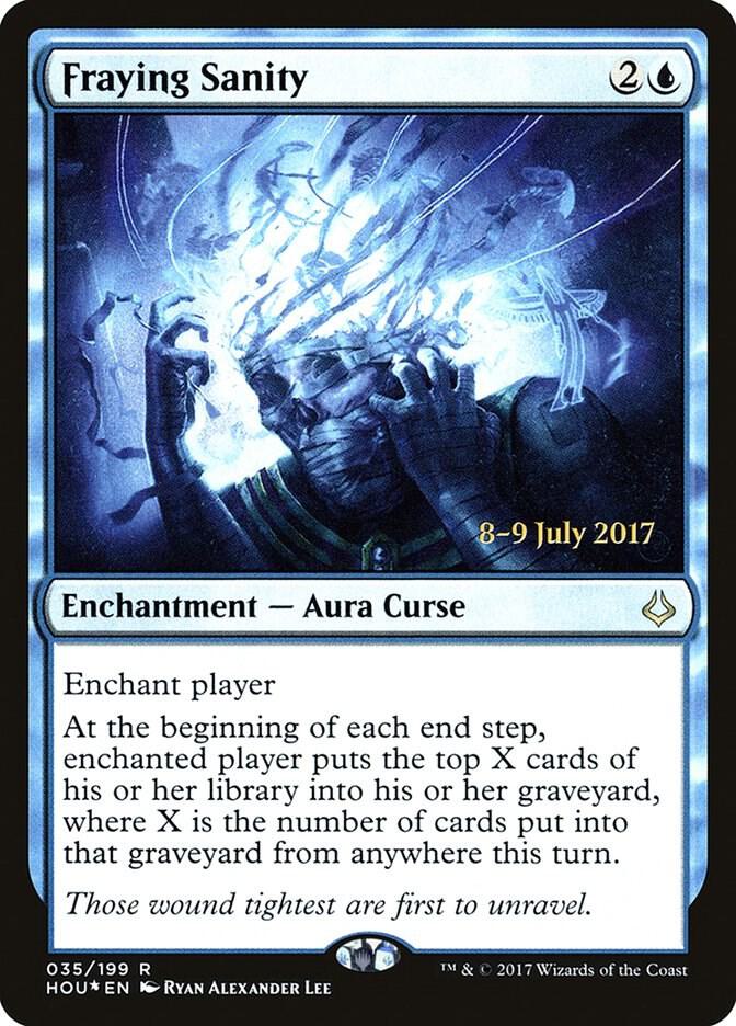 Fraying Sanity 35 card from Prerelease Cards