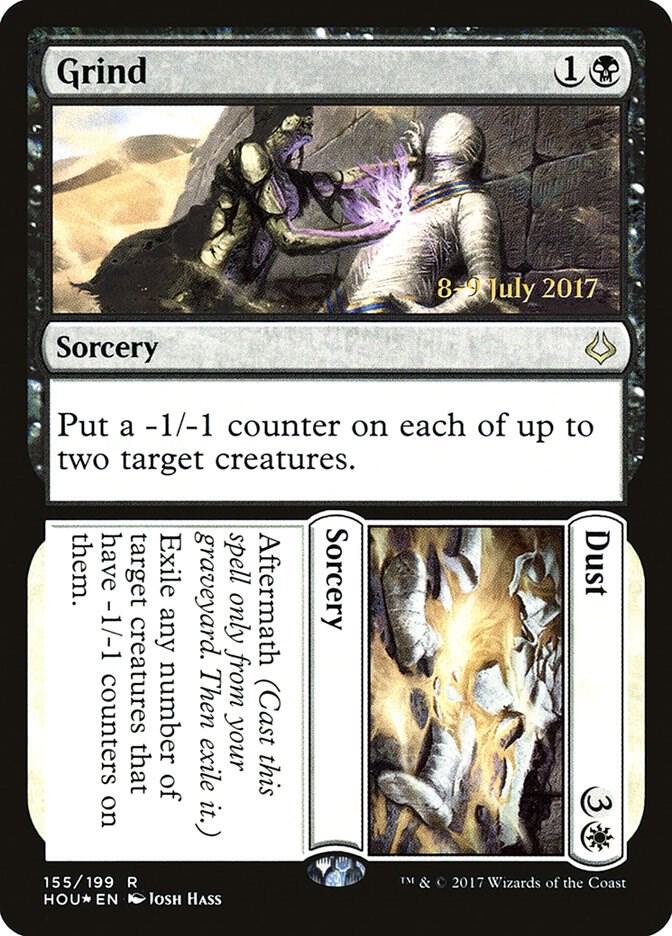 Grind // Dust 155 card from Prerelease Cards