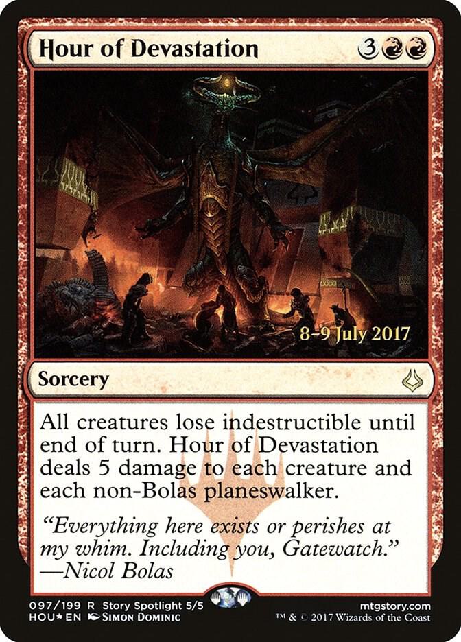 Hour of Devastation 97 card from Prerelease Cards