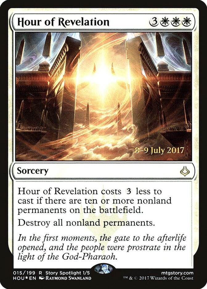 Hour of Revelation 15 card from Prerelease Cards