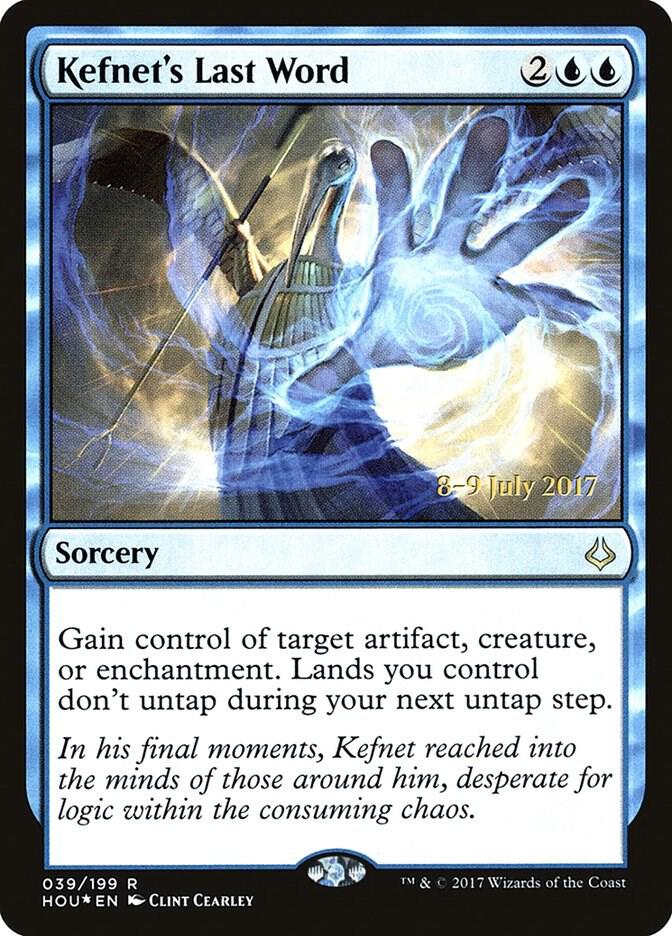 Kefnet's Last Word 39 card from Prerelease Cards