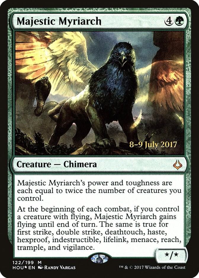 Majestic Myriarch 122 card from Prerelease Cards