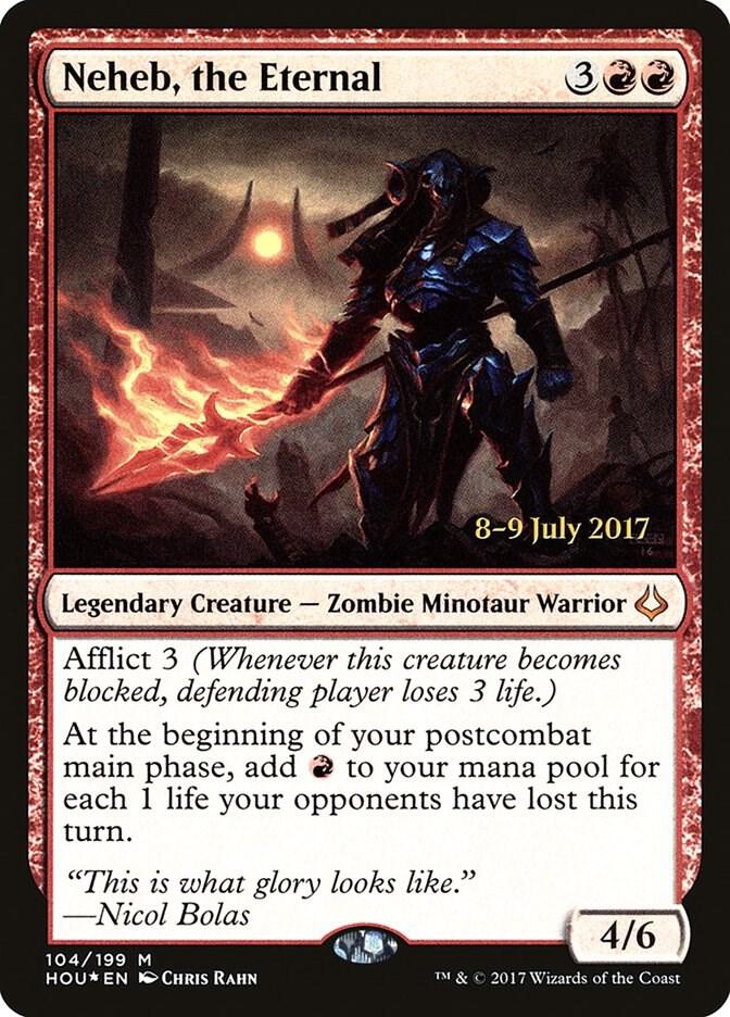 Neheb, the Eternal 104 card from Prerelease Cards