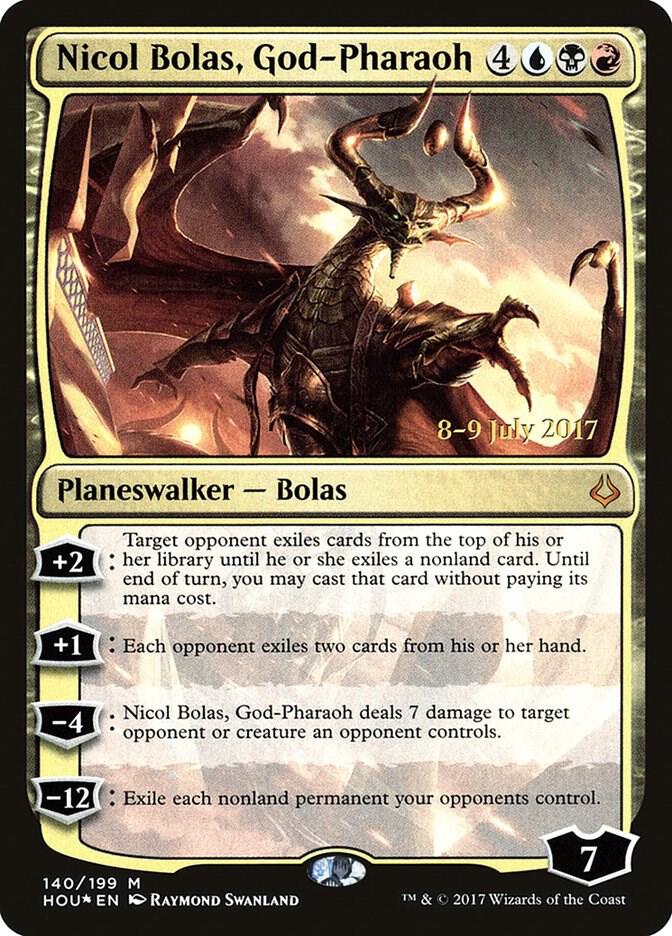 Nicol Bolas, God-Pharaoh 140 card from Prerelease Cards