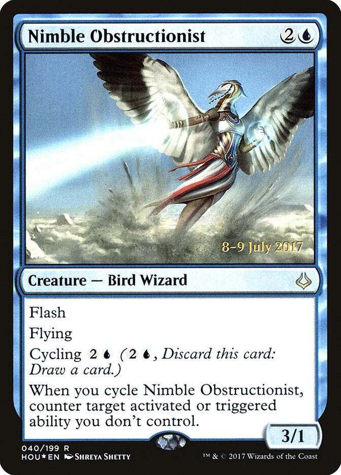 Nimble Obstructionist 40 card from Prerelease Cards