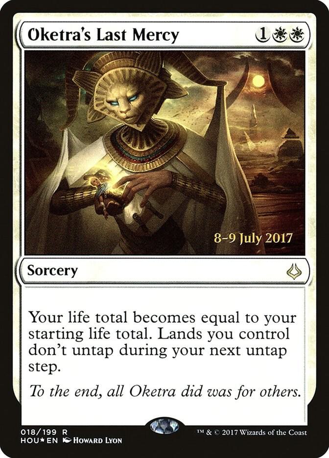Oketra's Last Mercy 18 card from Prerelease Cards