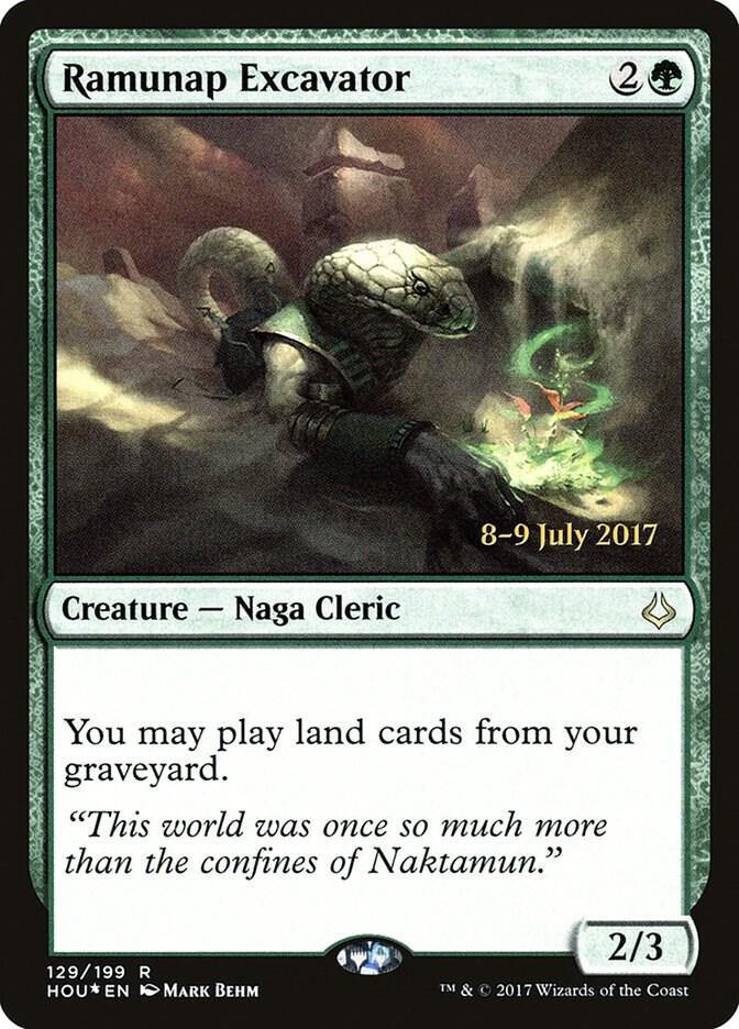 Ramunap Excavator 129 card from Prerelease Cards