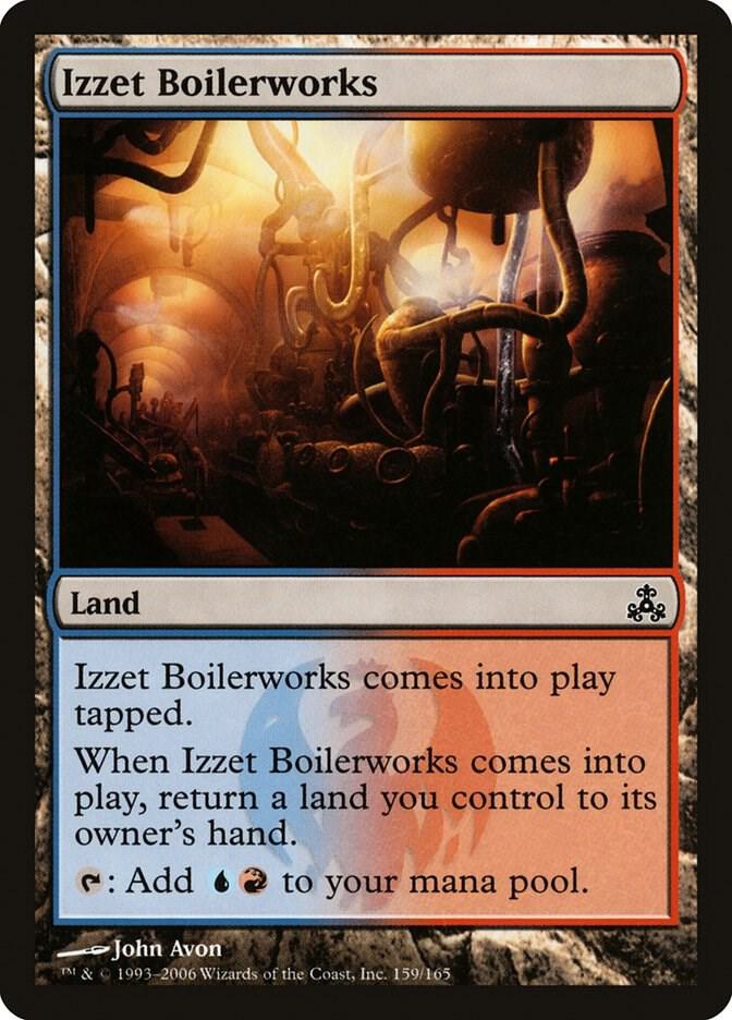 Izzet Boilerworks 159 card from Guildpact