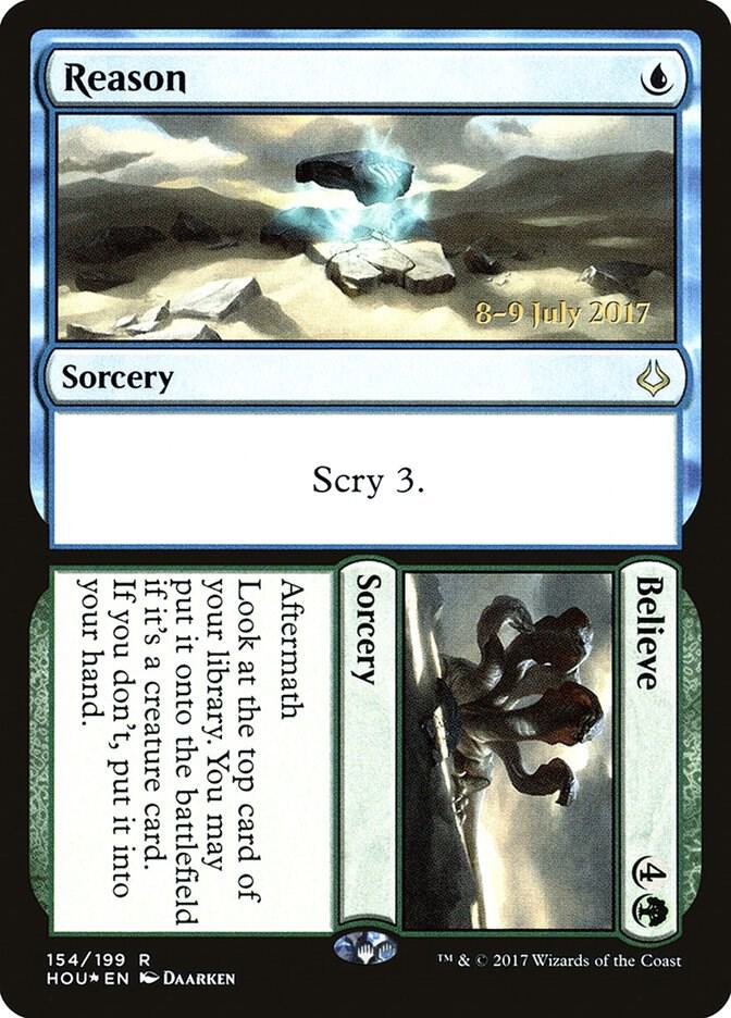 Reason // Believe 154 card from Prerelease Cards