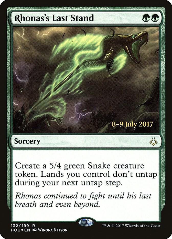 Rhonas's Last Stand 132 card from Prerelease Cards