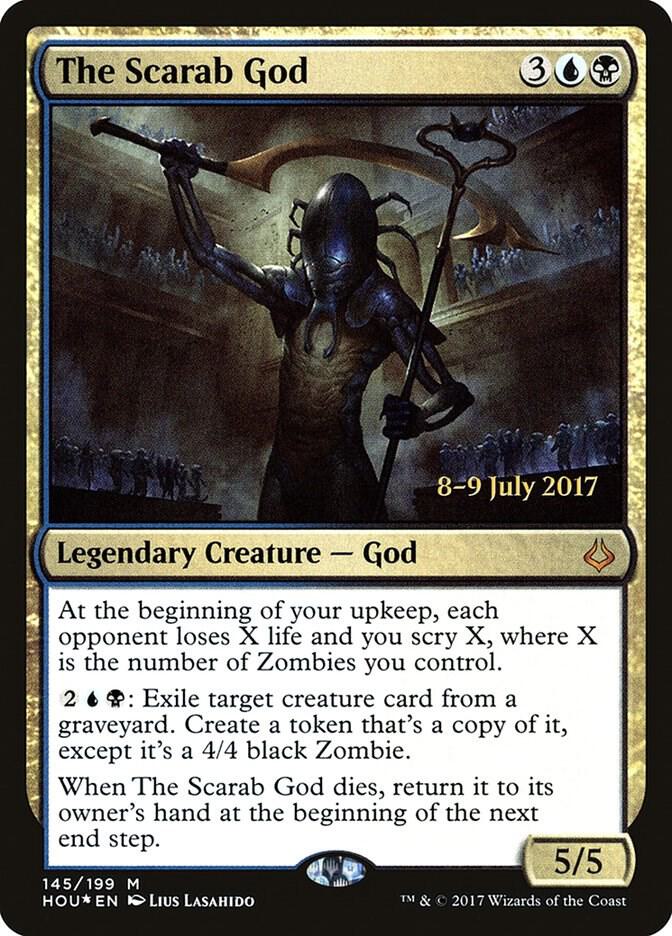 The Scarab God 145 card from Prerelease Cards