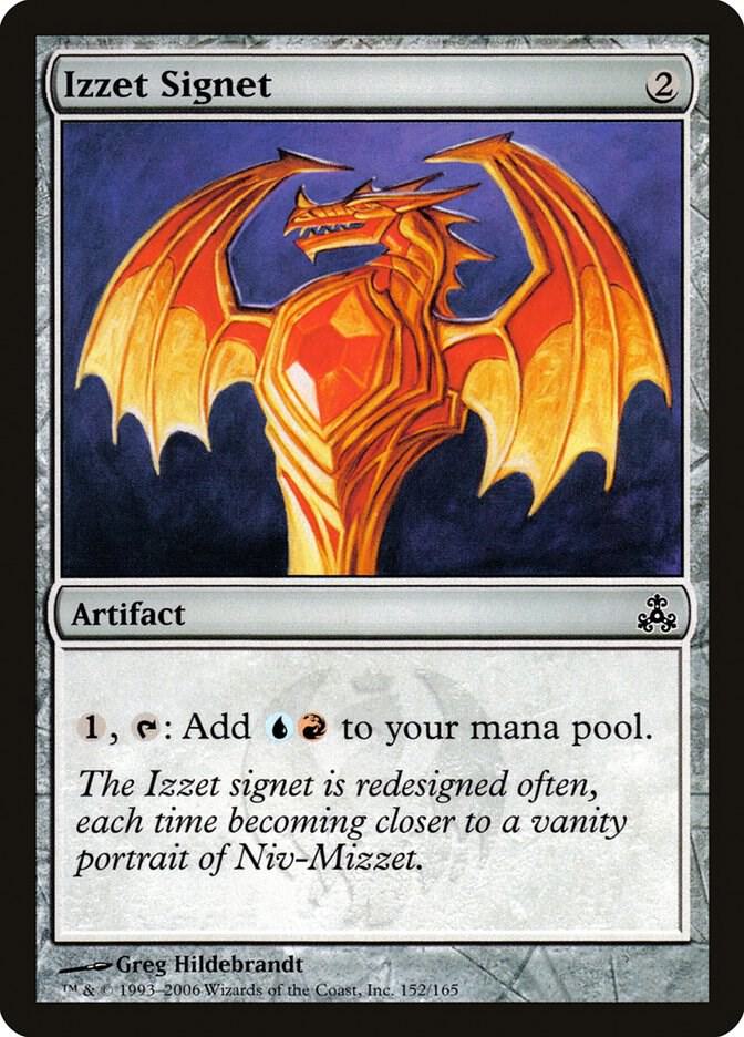 Izzet Signet 152 card from Guildpact