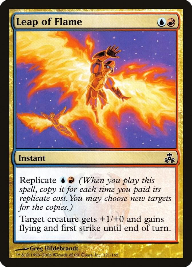 Leap of Flame 121 card from Guildpact