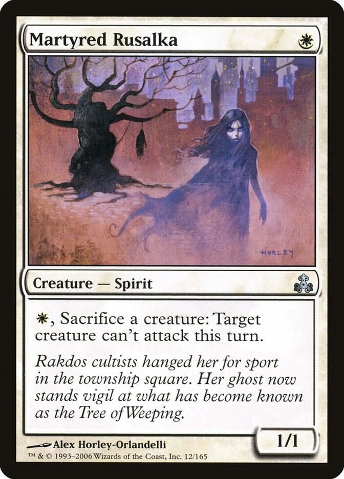 Martyred Rusalka 12 card from Guildpact