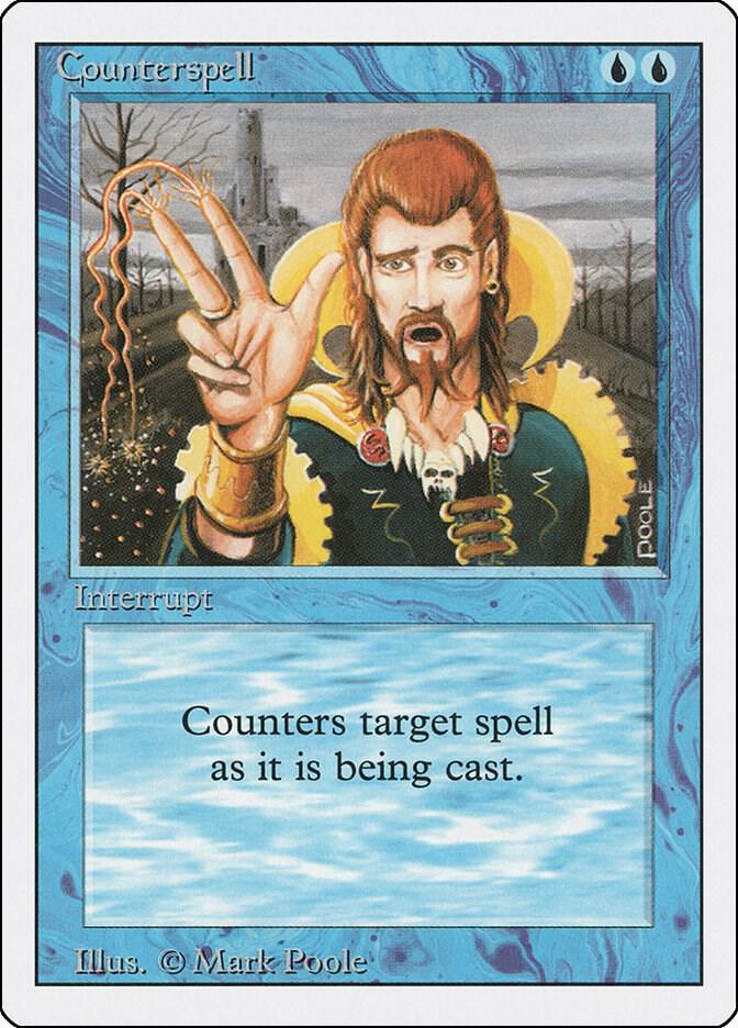Counterspell card from Revised Edition