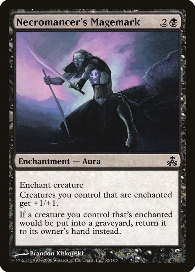 Necromancer's Magemark 53 card from Guildpact