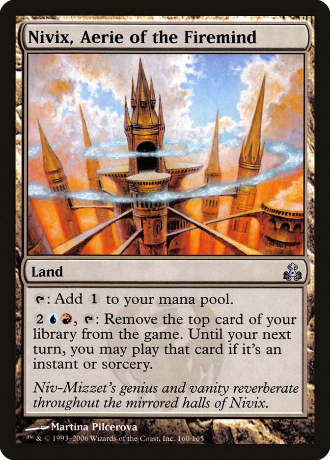 Nivix, Aerie of the Firemind 160 card from Guildpact