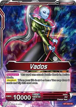 Vados // Aide Vados BT1-002 card from Galactic Battle