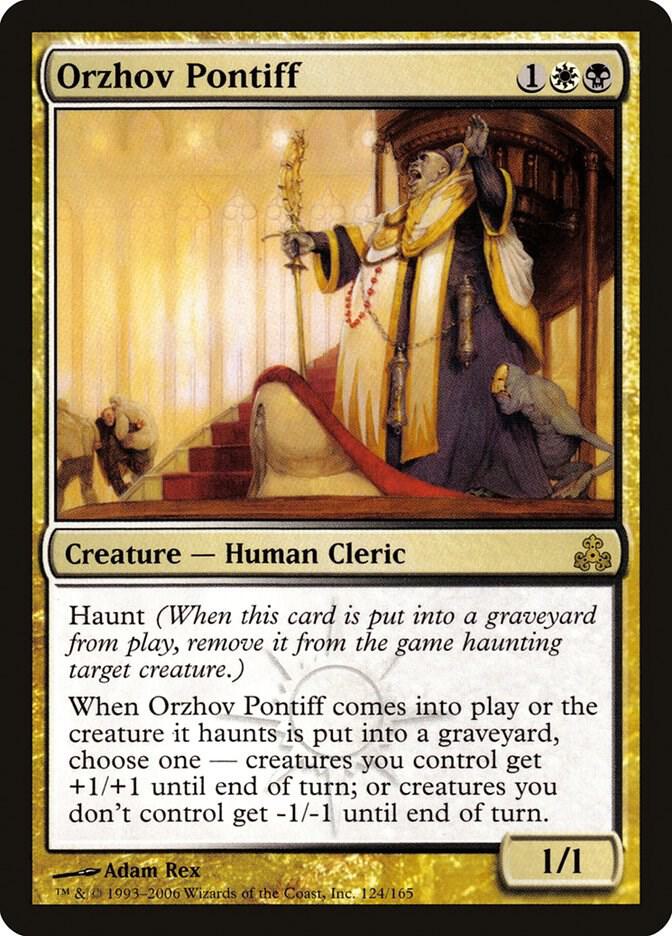 Orzhov Pontiff 124 card from Guildpact