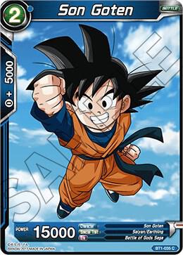 Son Goten BT1-035 card from Galactic Battle