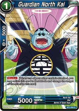 Guardian North Kai BT1-050 card from Galactic Battle