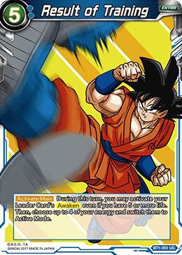 Result of Training BT1-051 card from Galactic Battle