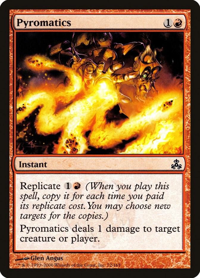 Pyromatics 72 card from Guildpact