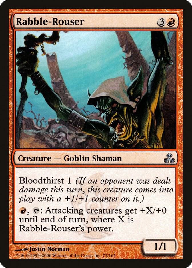 Rabble-Rouser 73 card from Guildpact