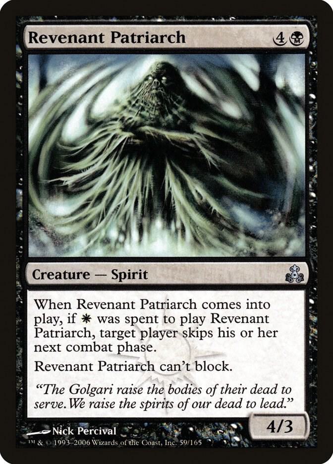Revenant Patriarch 59 card from Guildpact
