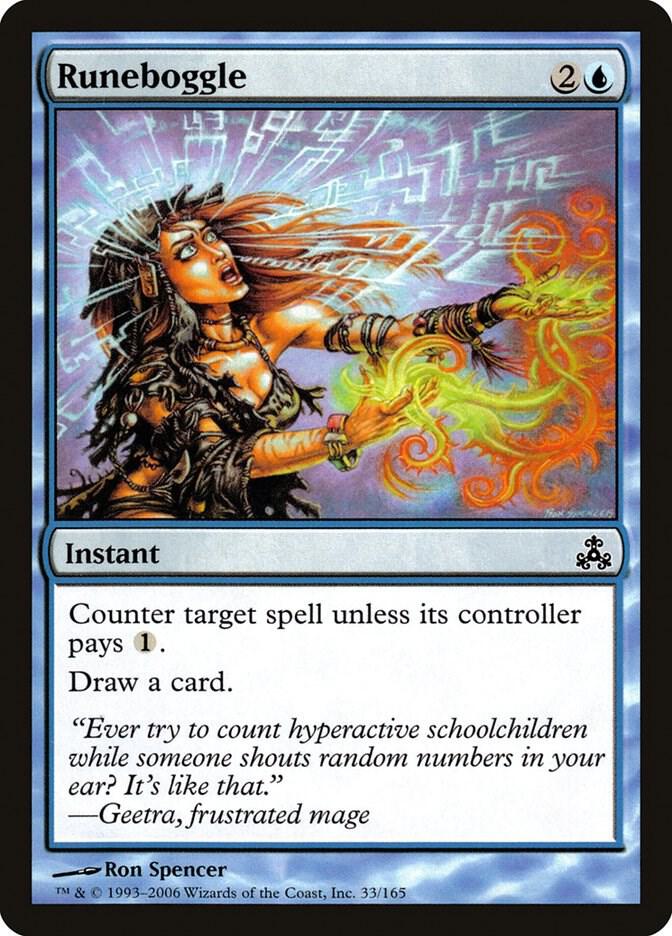 Runeboggle 33 card from Guildpact