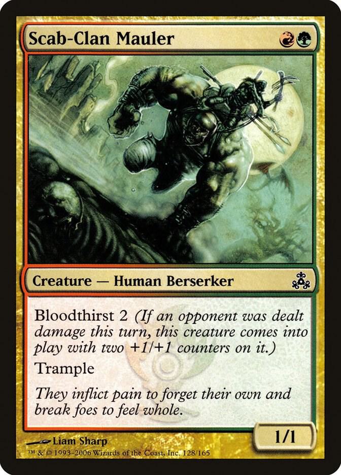 Scab-Clan Mauler 128 card from Guildpact