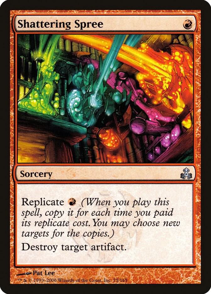 Shattering Spree 75 card from Guildpact