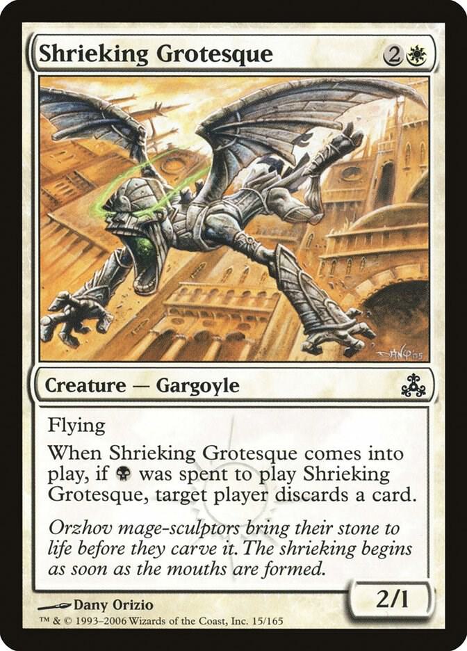 Shrieking Grotesque 15 card from Guildpact
