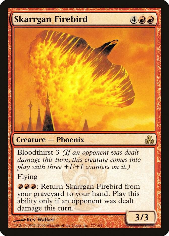 Skarrgan Firebird 77 card from Guildpact