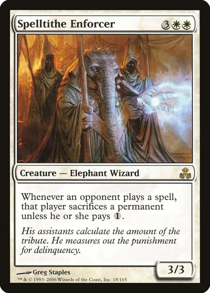 Spelltithe Enforcer 18 card from Guildpact