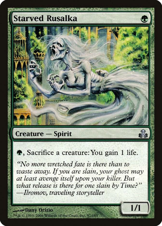Starved Rusalka 97 card from Guildpact
