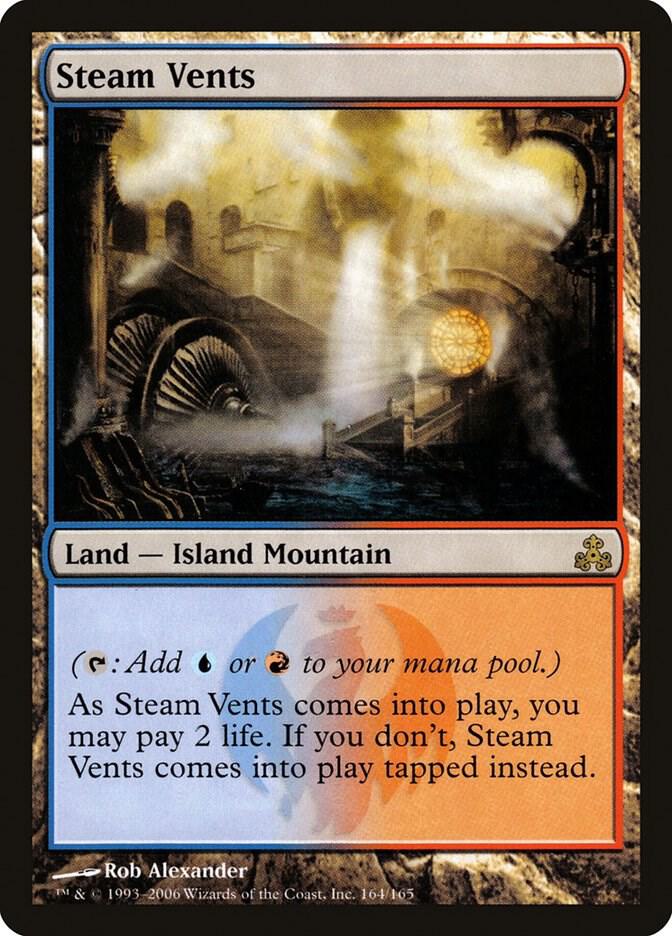 Steam Vents 164 card from Guildpact