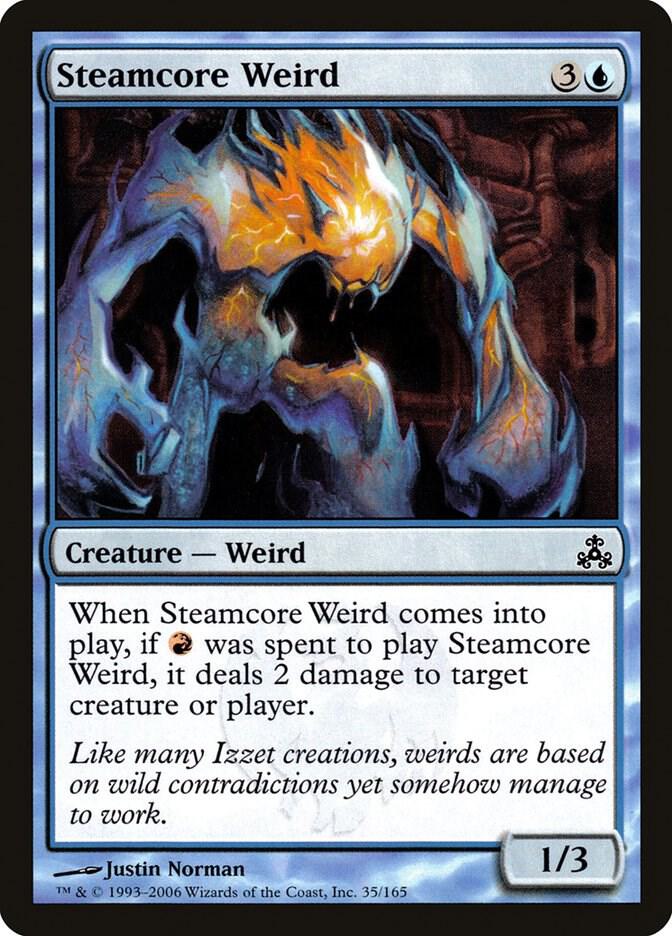 Steamcore Weird card from Guildpact